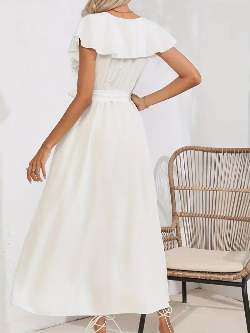 GR | Flowing, elegant V-neck dress