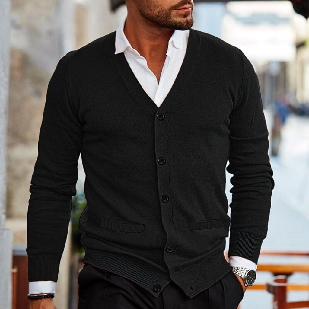 GR | Strickcardigan aus Baumwolle - Elegant & Klassisch