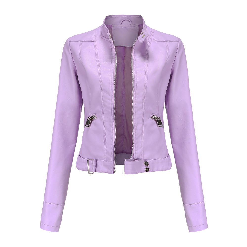 Elegant leather jacket 