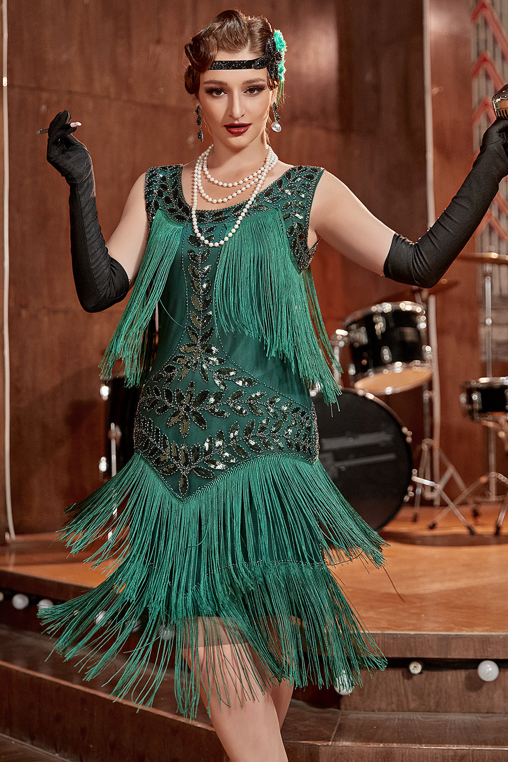 GR | Charleston Sequin Hapsut Dress