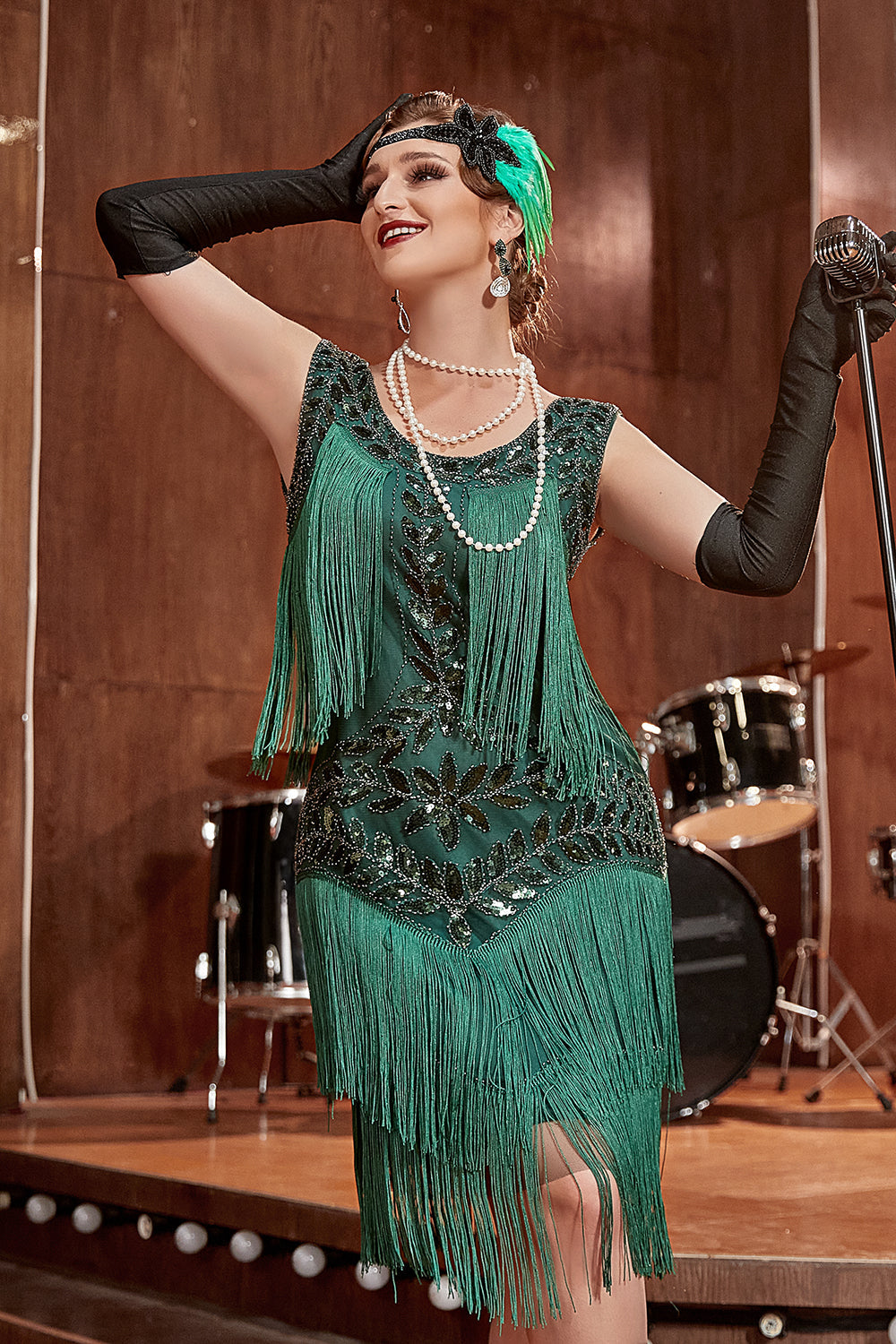 GR | Charleston Sequin Hapsut Dress