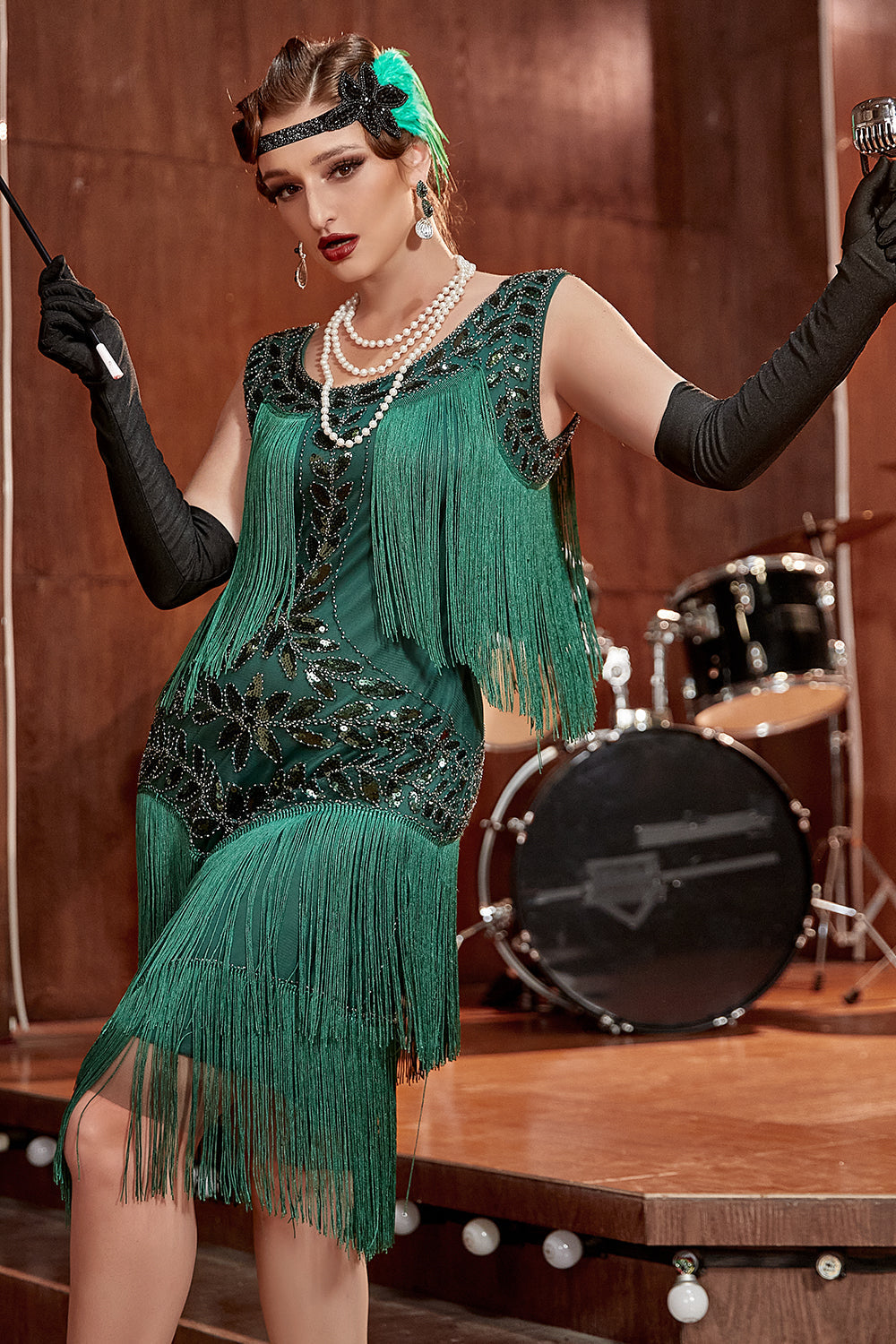GR | Charleston Sequin Hapsut Dress