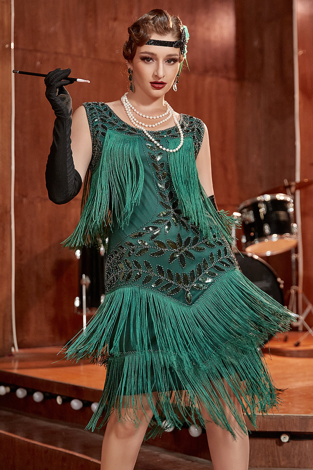 GR | Charleston Sequin Hapsut Dress