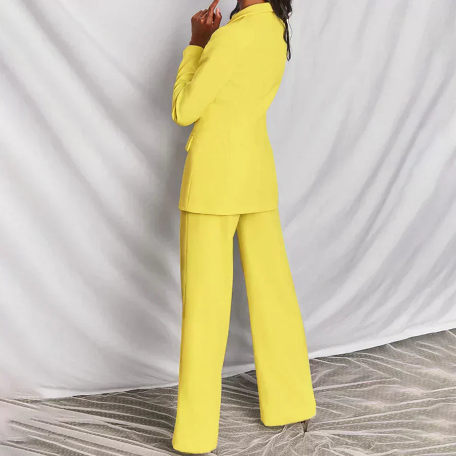 GR | Chic Blazer & Trousers Set