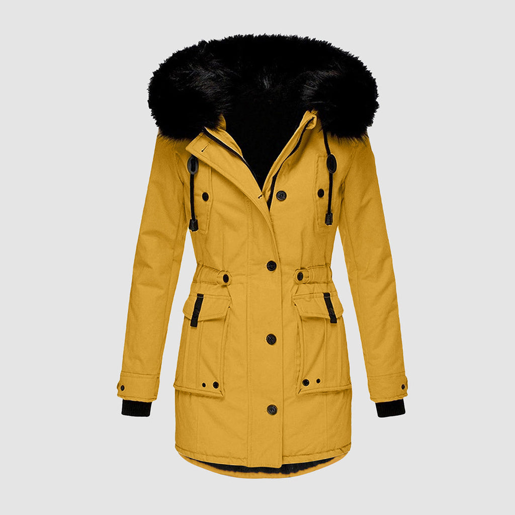 GR - Waterproof winter jacket with hood for women