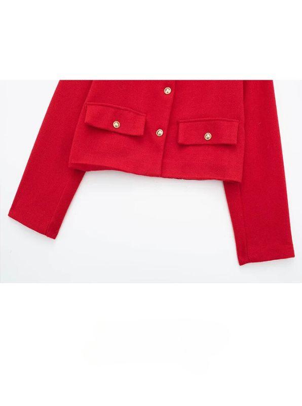 GR - Trendy Buttoned Short Blazer