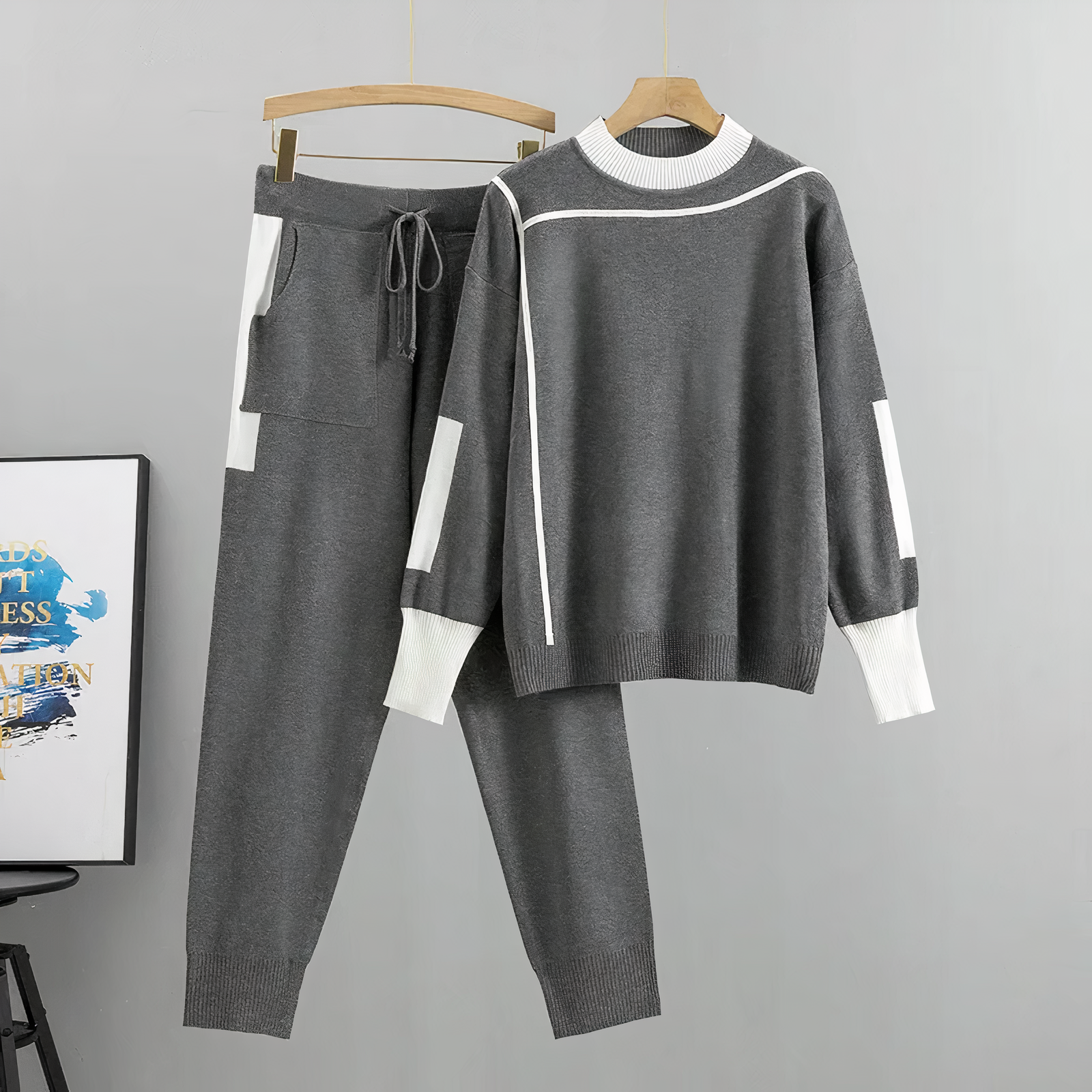 GR - Knitted women's clothing set