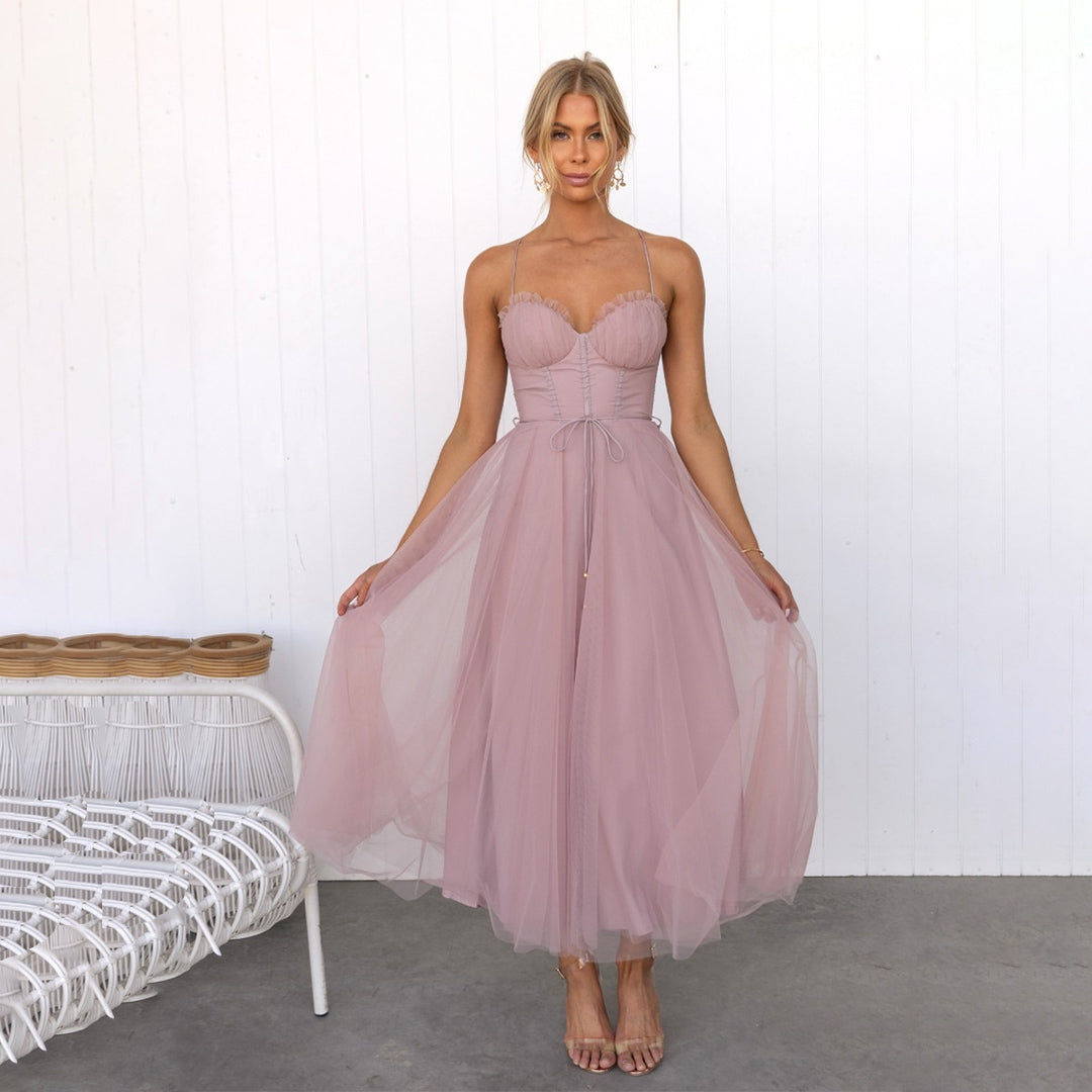 GR | Festliches Midi Kleid Für Frauen