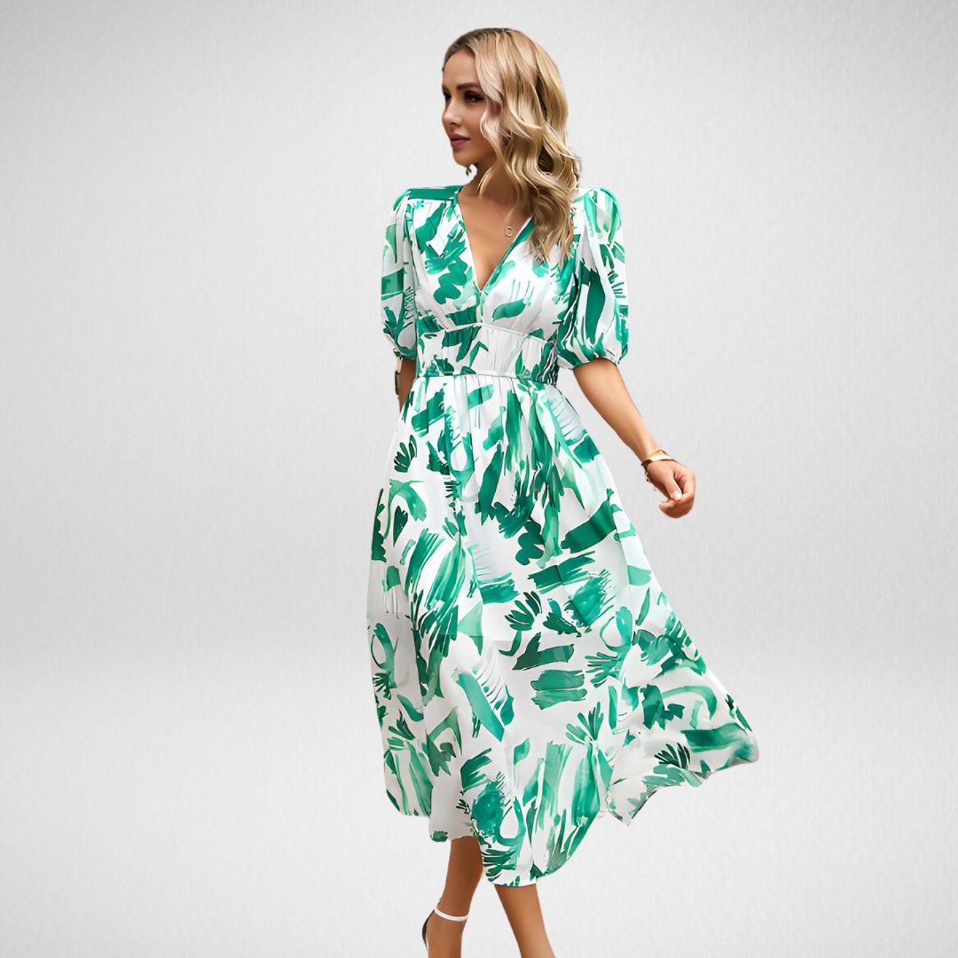 GR | Klassische Midi-Länge V-Neck Klied