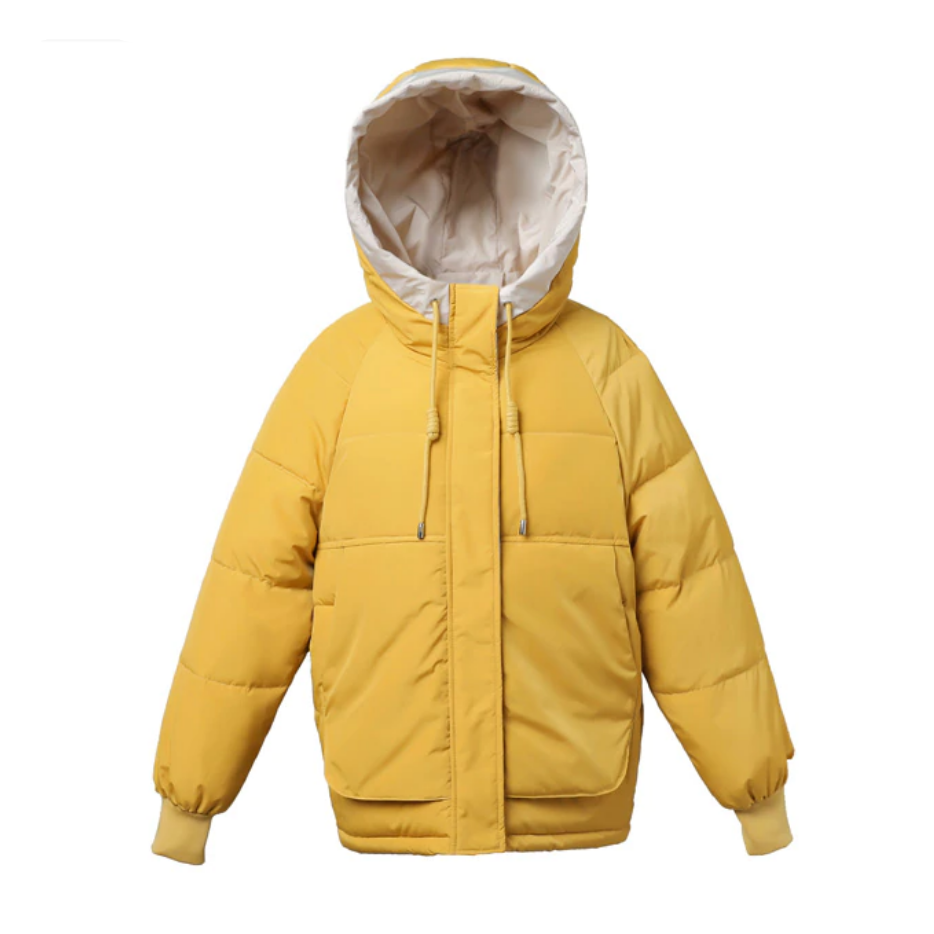 GR | Women's winter jacket with decorative stitching