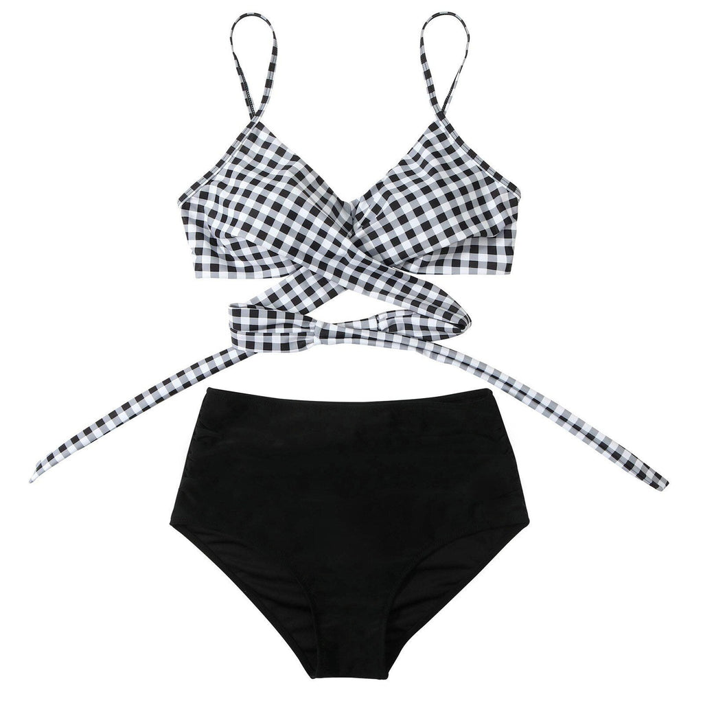 GR | Colorful high-waisted bikini for women 