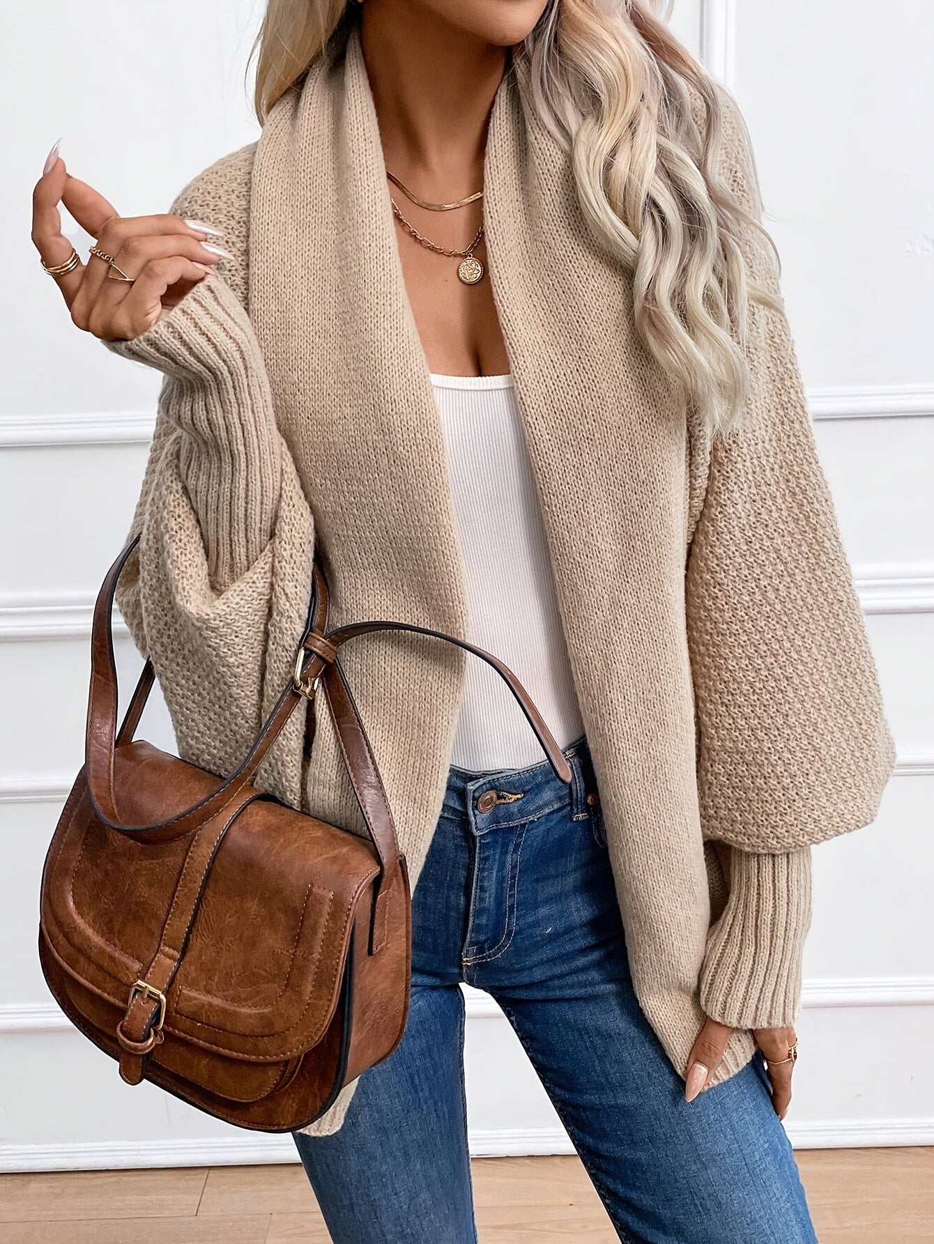 GR | Batwing sleeve cardigan