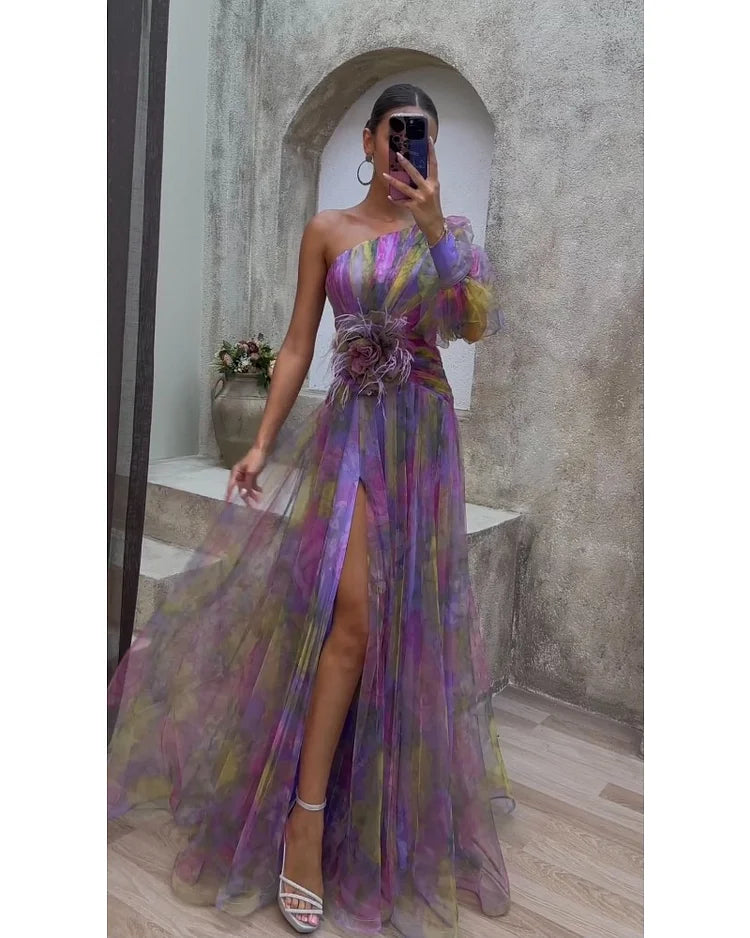 GR | Langarmkleid mit atmungsaktivem Stoff und schmeichelnder Silhouette für Frauen