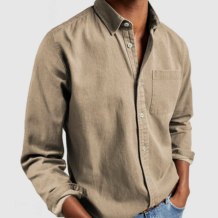 GR | A comfortable long-sleeved shirt with a collar