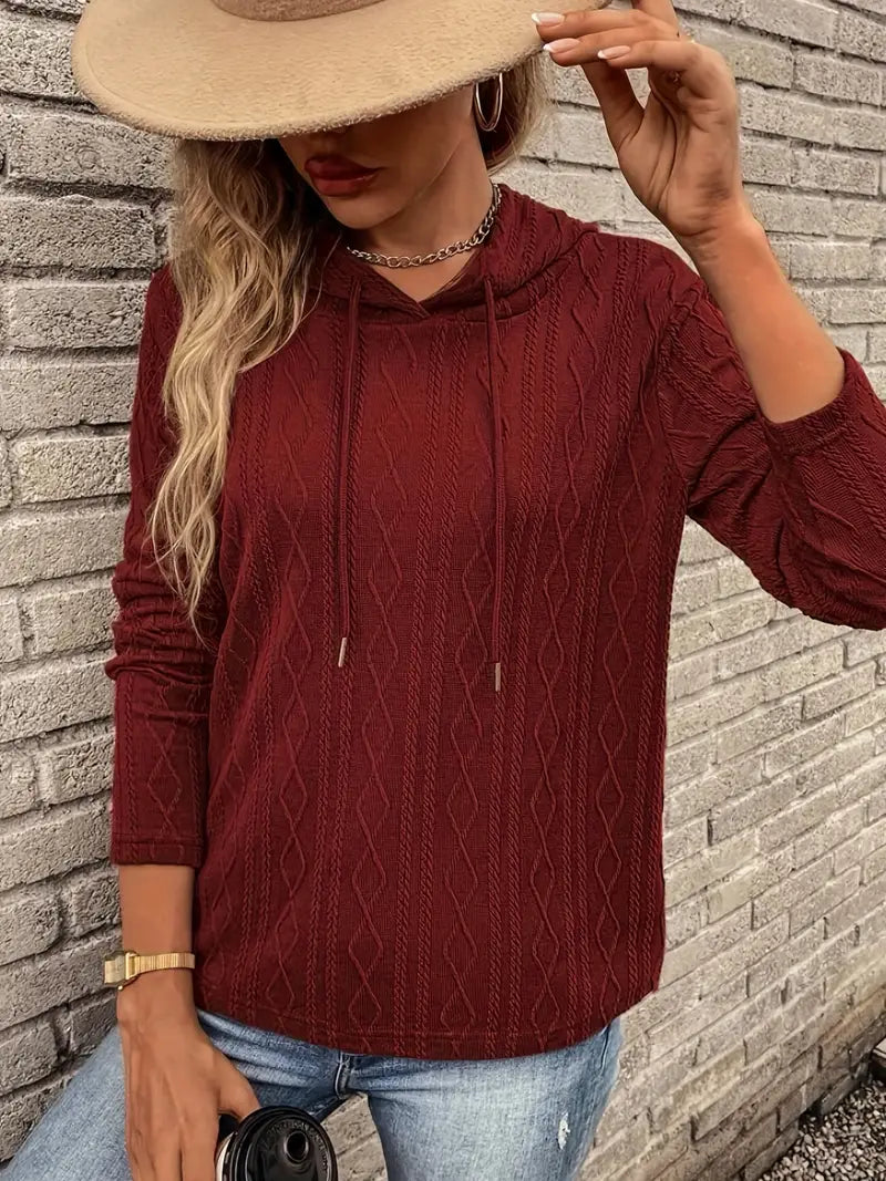 Hoodie with drawstring