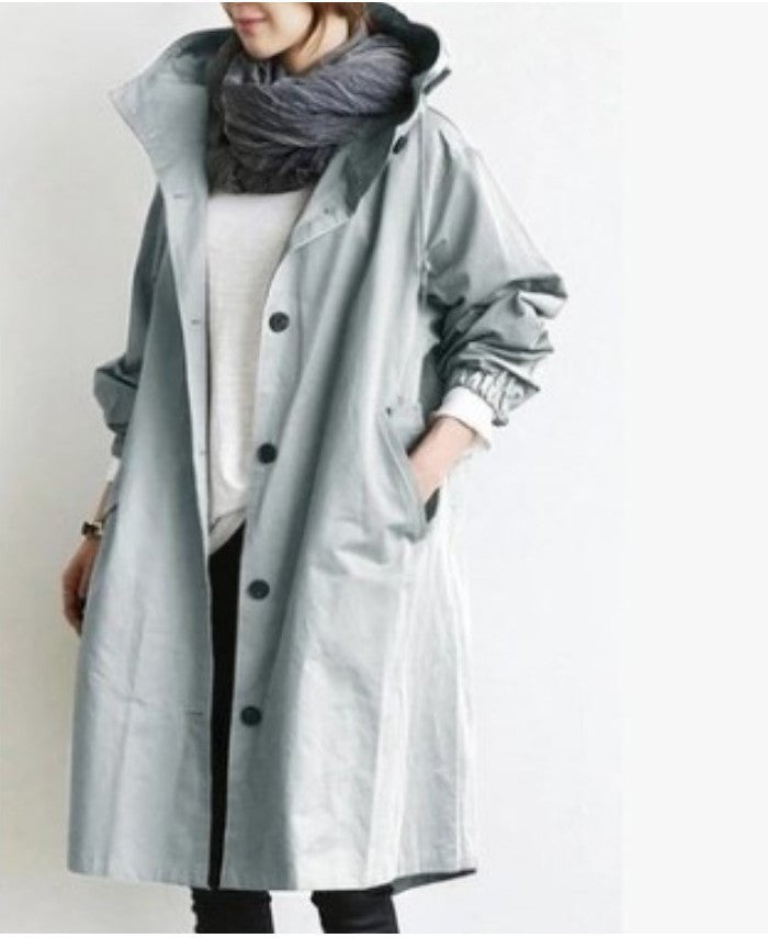 GR | Trench coat with hood