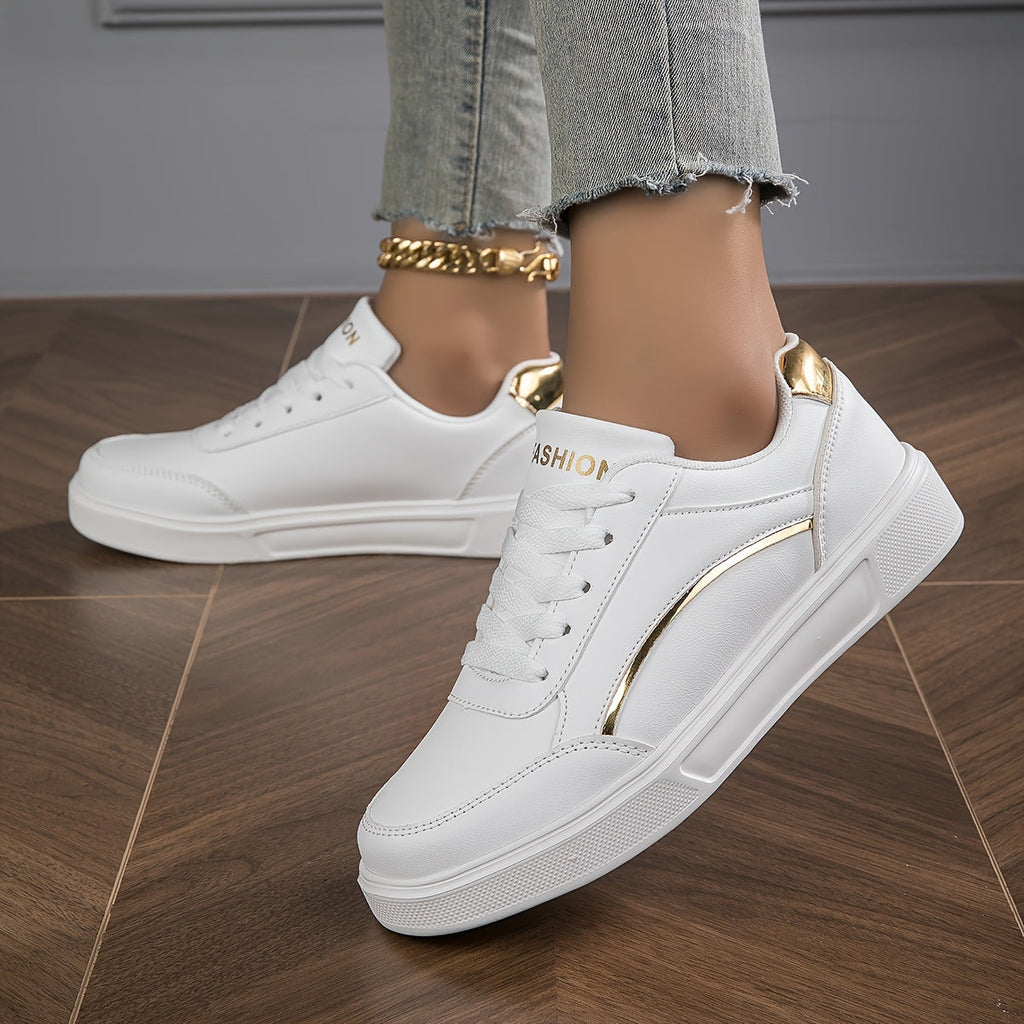GR | Solid Color Women's Sneakers with Soft Sole