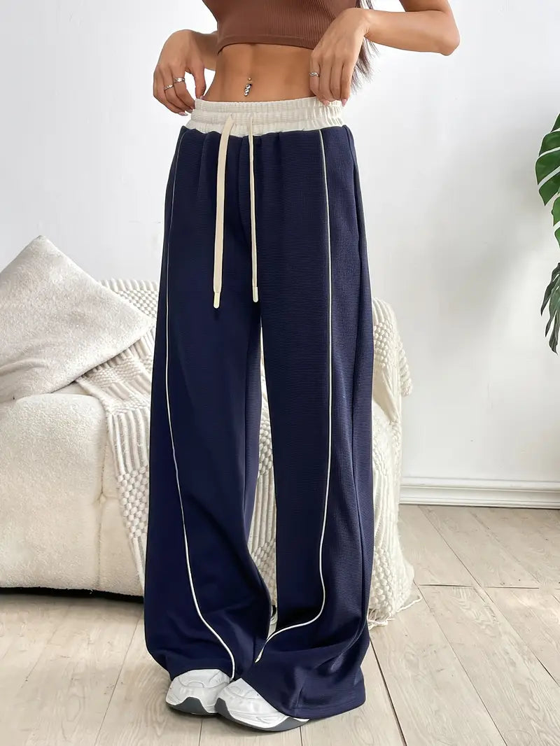 GR | Bequeme Weitbein Jogginghose Mit Stretch Für Damen