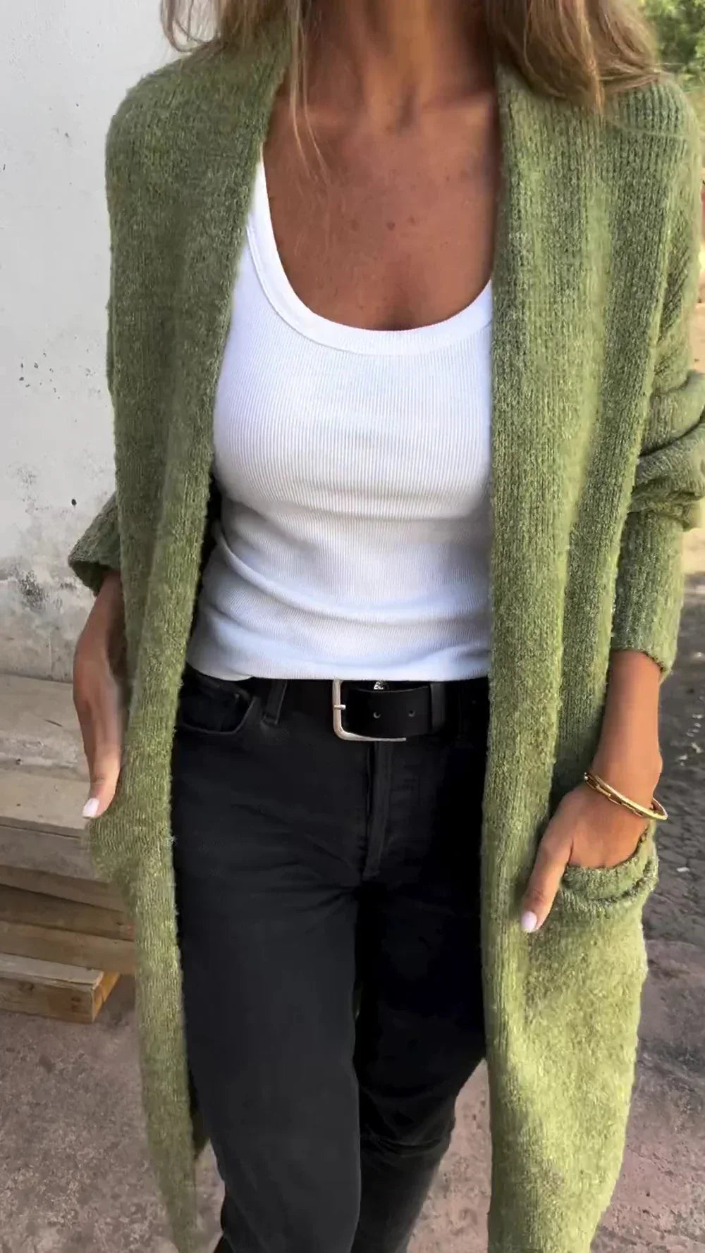 GR | Cozy knitted coat