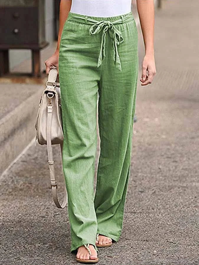 GR | Lässige Damen Leinenhose Für Stilvolle Leichtigkeit