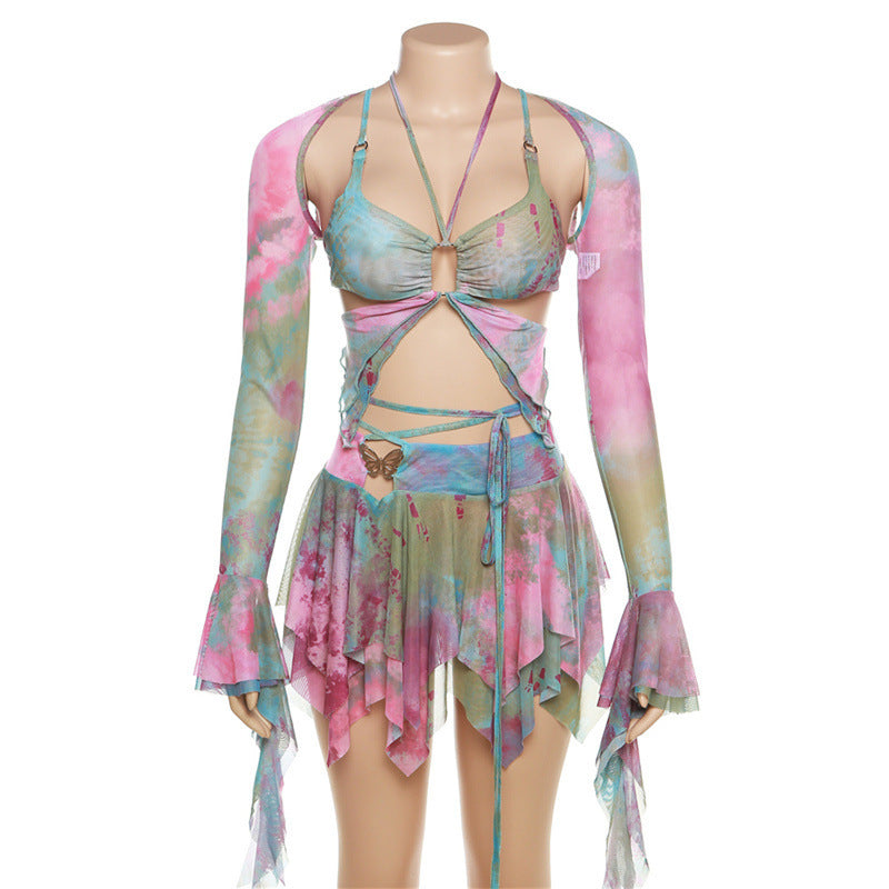 GR | Waist lacing tassel set