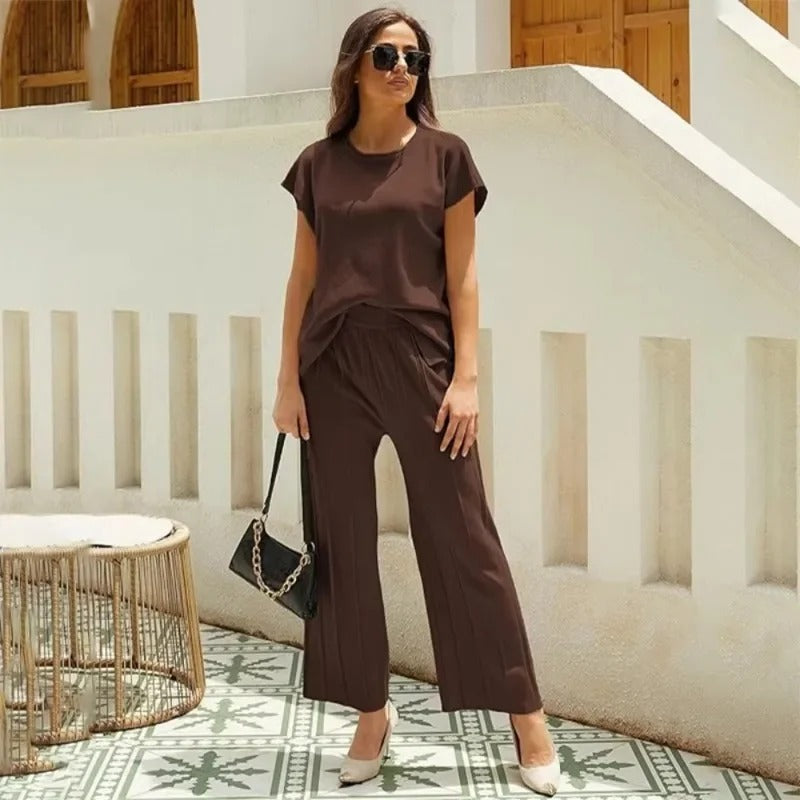 GR | Elegant two-piece set with wide legs