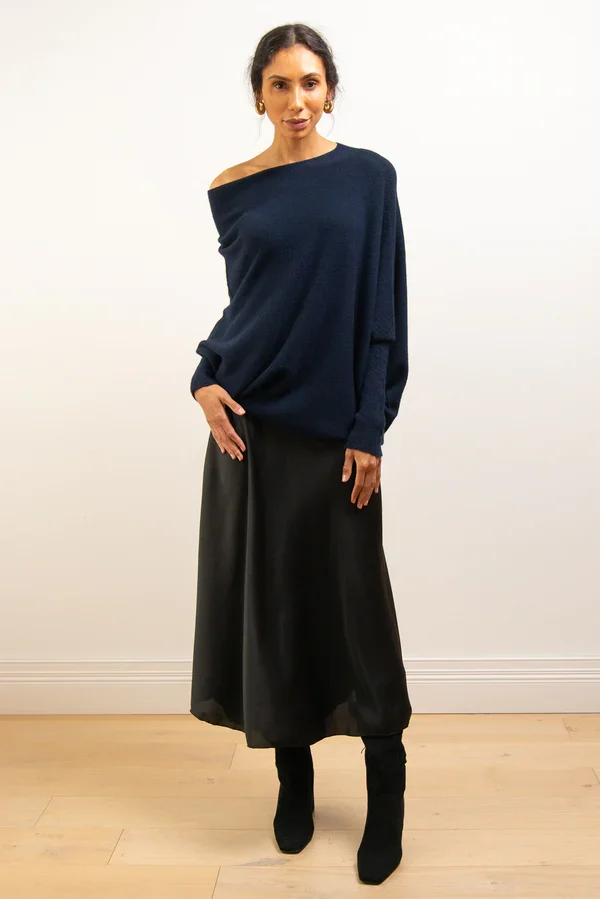 Mariemi™ - Asymmetrically Draped Sweater