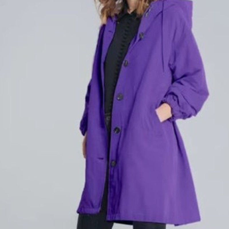 GR | Trench coat with hood