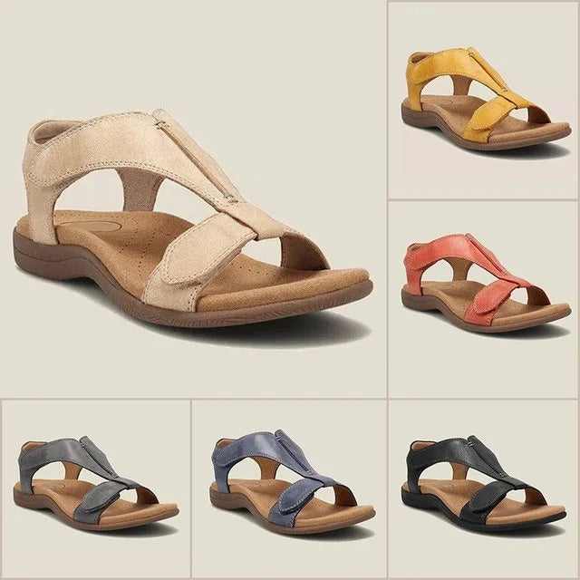GR | Luxurious orthopedic sandal with T-strap design and arch support 