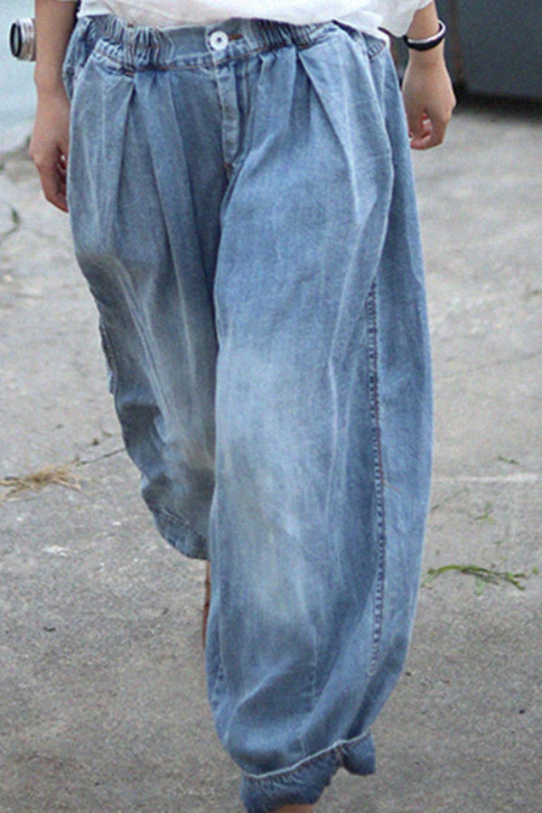 GR | Bohemian Floral Printed Oversized Harem Pants 