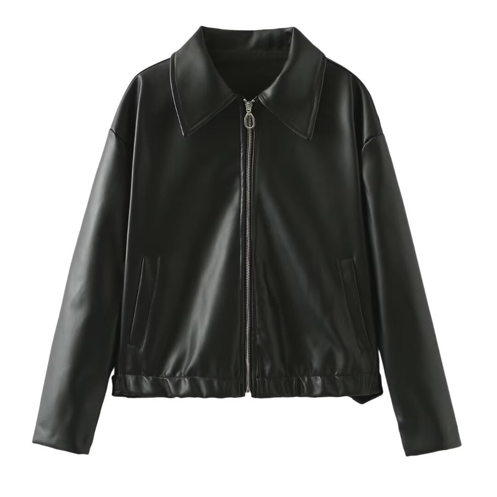 GR | Elegant leather jacket