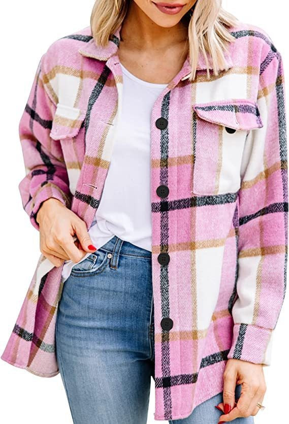 GR Checkered shirt with button placket