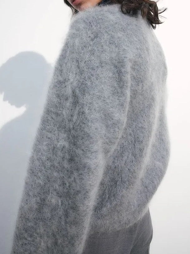 GR | made of mohair - oversized women's sweater