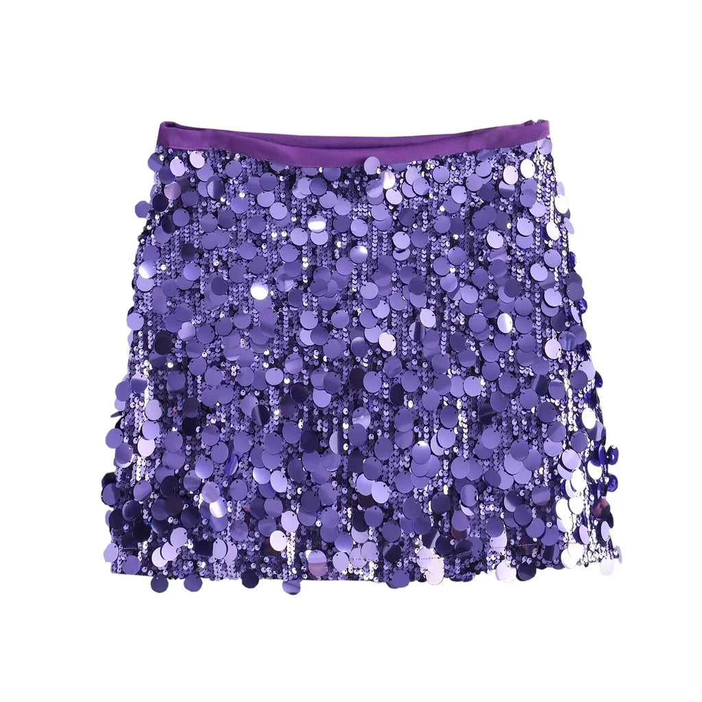 GR | Glamour in Motion: Mini sequin skirt 2024 for women 