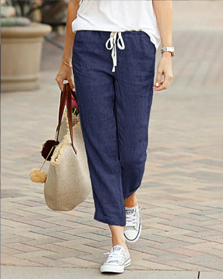GR | Bequeme Leinenhose Damen