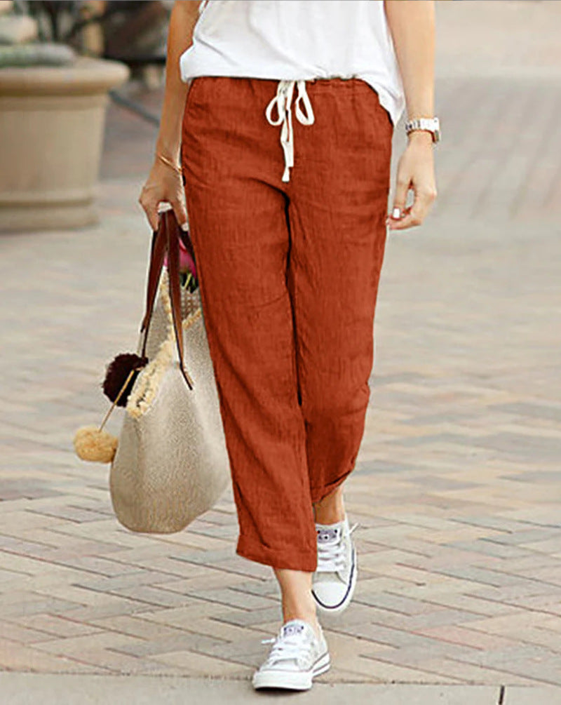 GR | Bequeme Leinenhose Damen