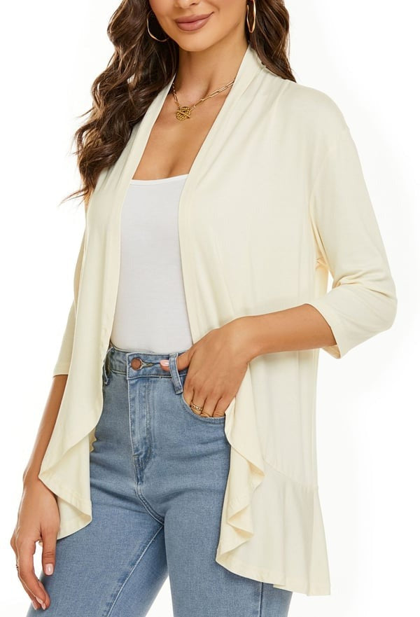 GR | Elegant open-front women's jacket