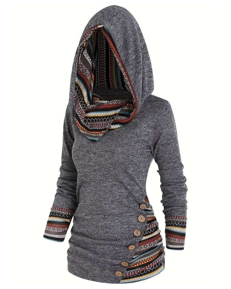 GR | Legere Kapuzenpullover In Kontrastfarben