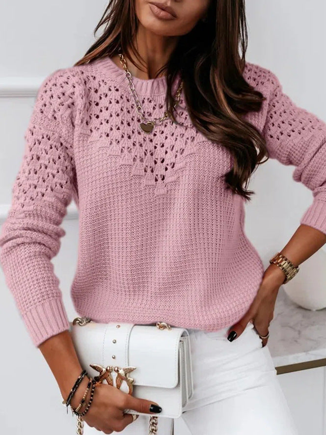 GR | Elegant hemstitched pullover
