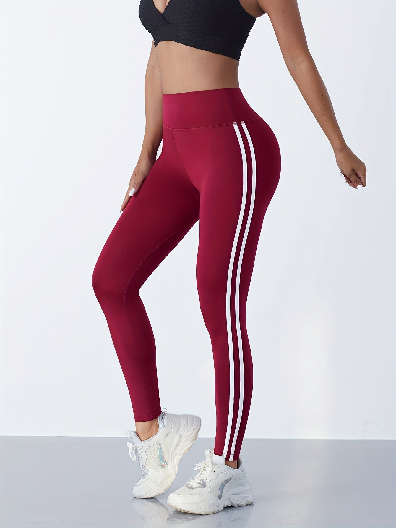 GR  | Feuchtigkeitsableitende Yogaleggings Mit Hohem Bund