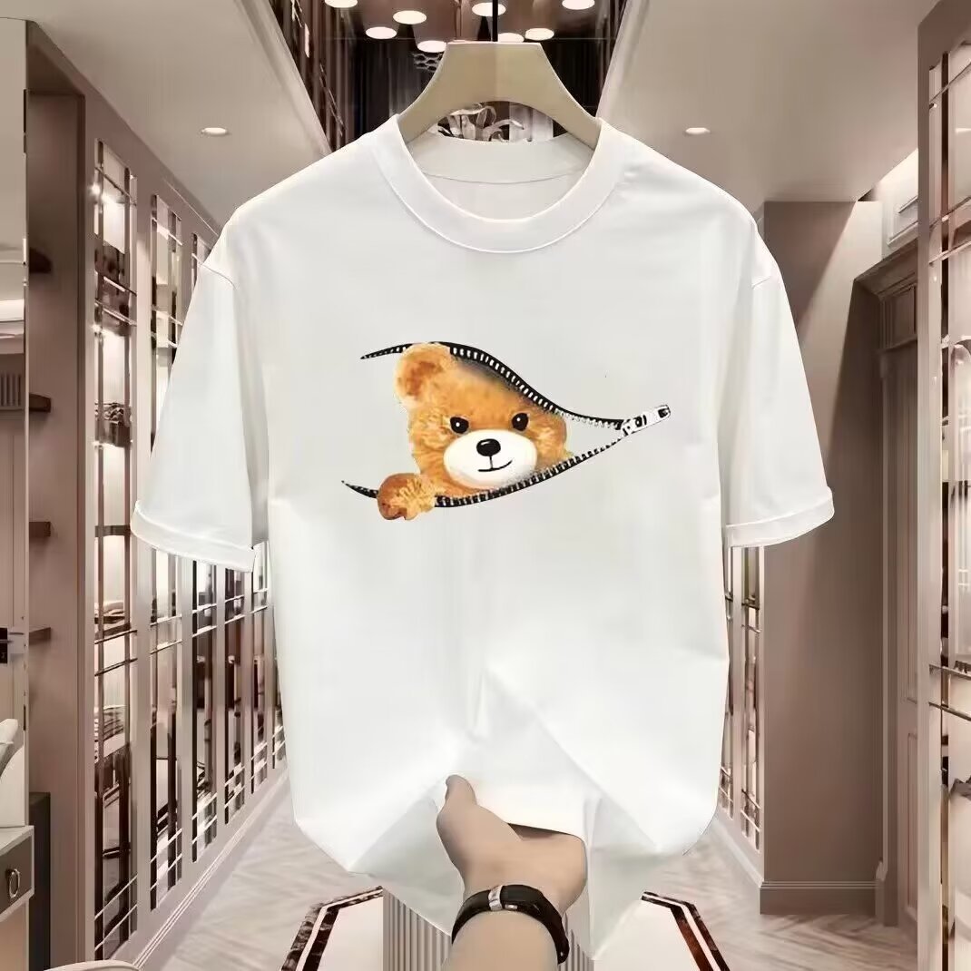 GR | Cartoon Bär T-shirt Für Frühling/sommer