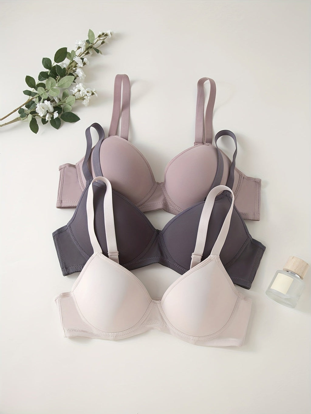 GR | 3-Piece Seamless Anti-Rejection Push-up Bra