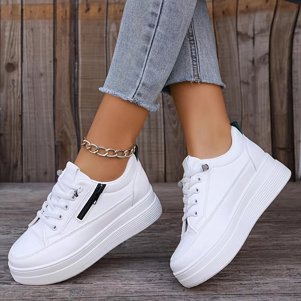GR | Stylish solid-color sneakers for