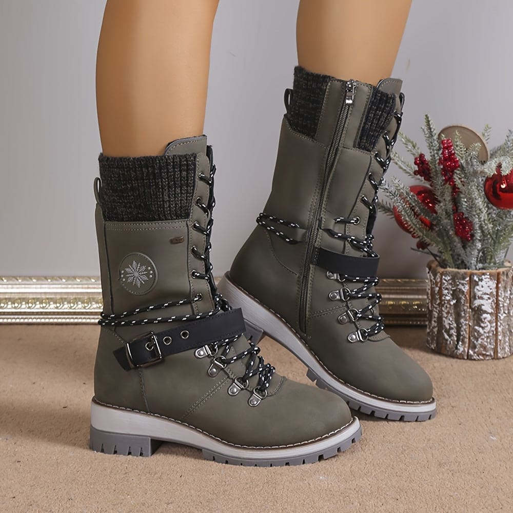 GR - Elegant knitted thermal boots