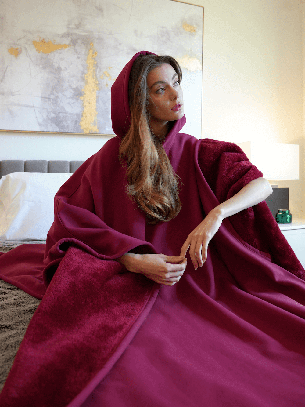 GR | Übergröße Wärme & Kuschelige Decken Kapuzenpulli Für Jeden Tag