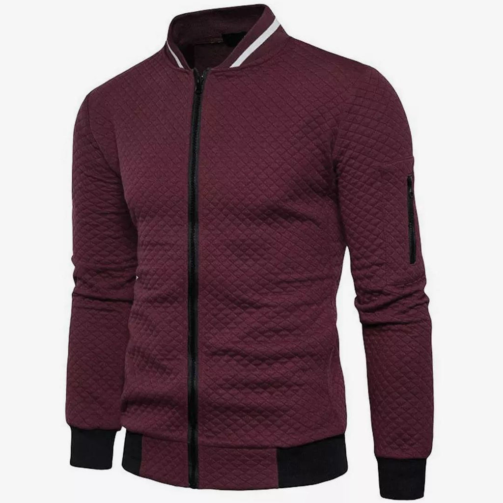 GR | Jacquard Zip Bomber Jacket