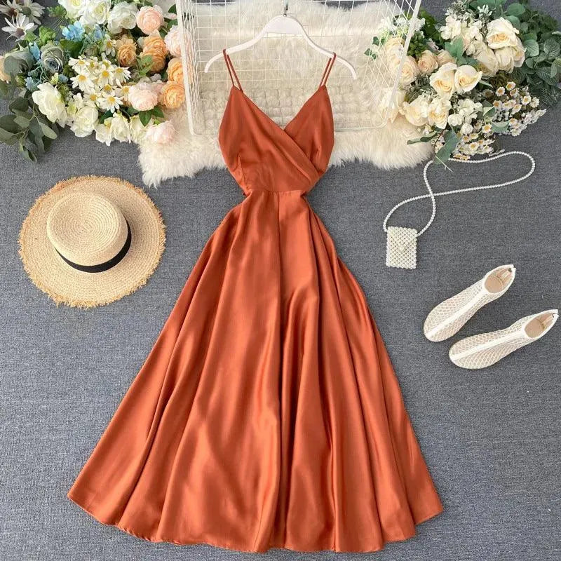 GR | Goddess Ankle Binding Taille Kleid