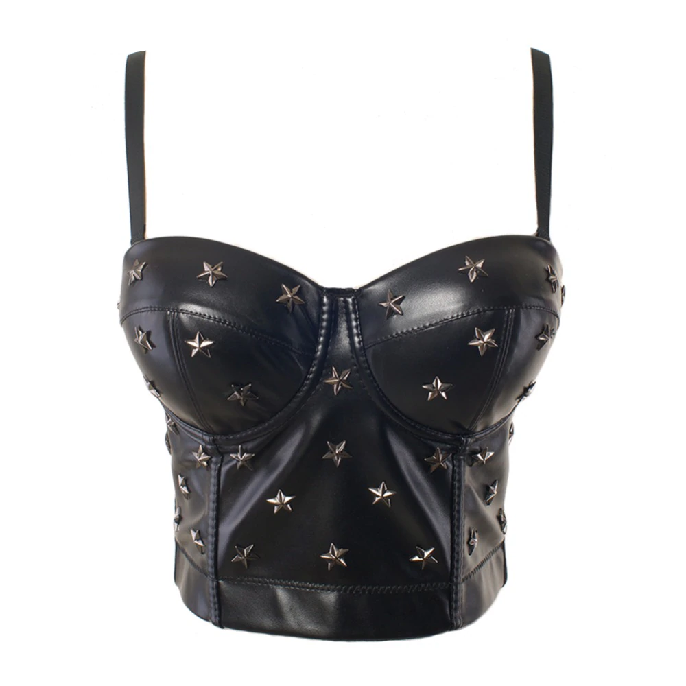 GR | Black Star Crop Top