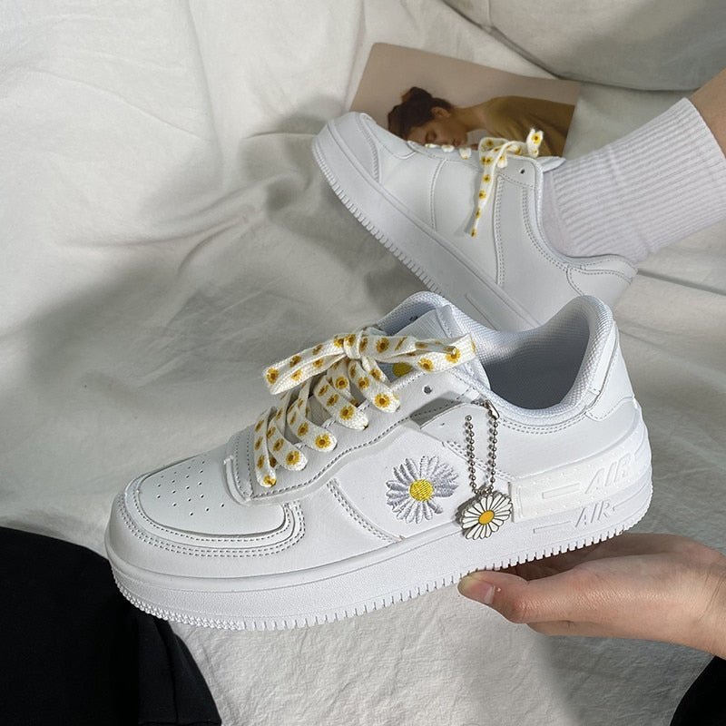 GR | Casual Non-Slip Floral Print Ankle Sneakers