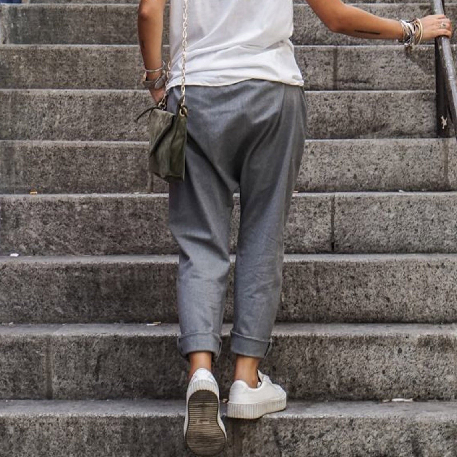 GR | Casual linen trousers look